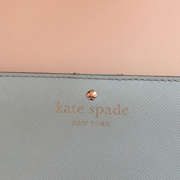 JUST REDUCED ‼️KATE SPADE MINT light blue wallet - Picture 6 of 6